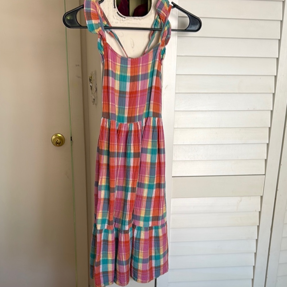 Cat & Jack Pink and Blue Sleeveless Sundress